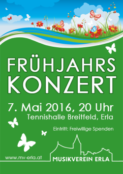 Frühjahrskonzert in Erla 2016